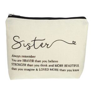 Sister Makeup Gift Idea Presents Organizer Bag Travel Toiletry Bags